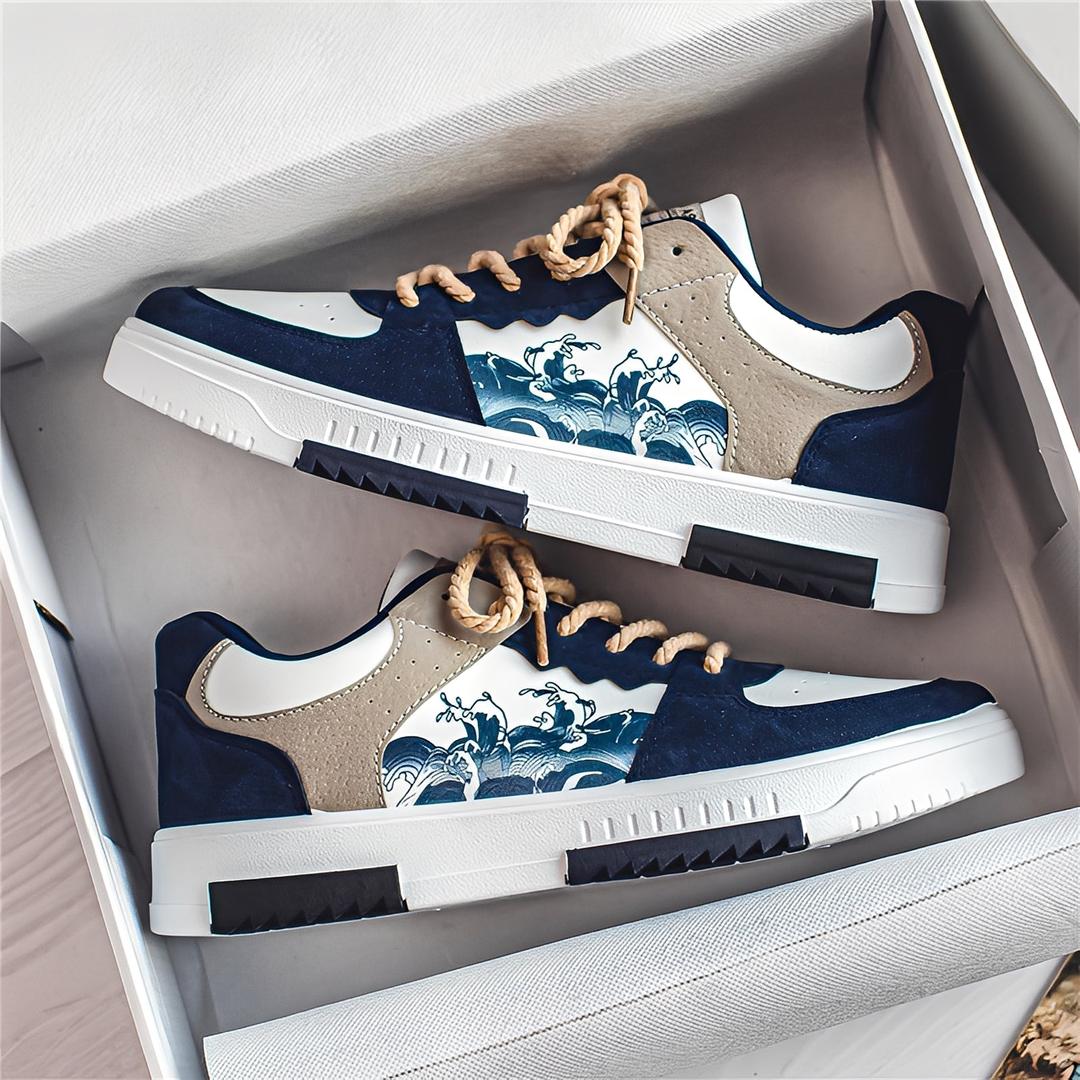 Aldridge Color-Block Low-Top Sneakers