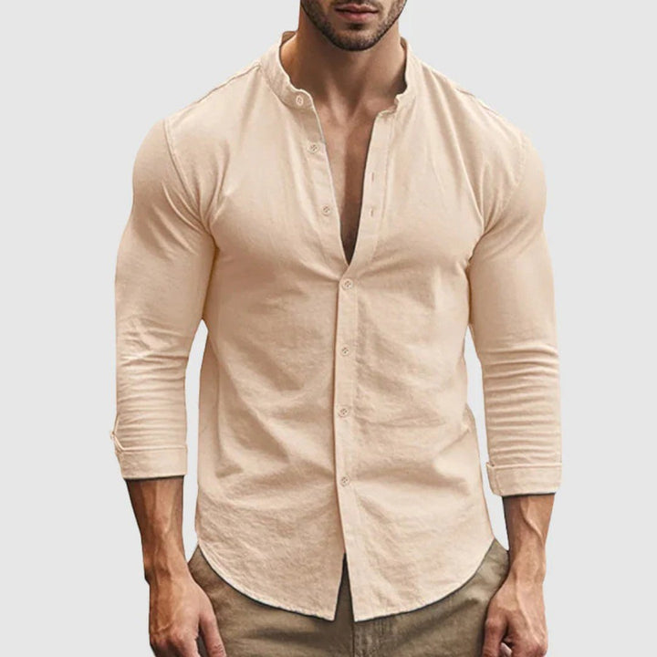 Calder Stand Collar Shirt
