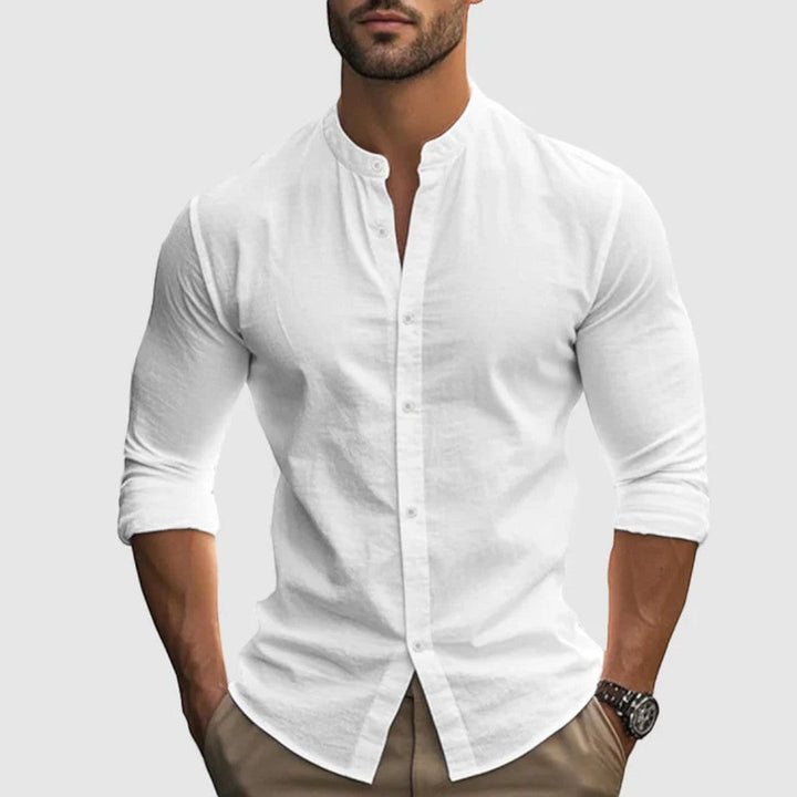 Calder Stand Collar Shirt