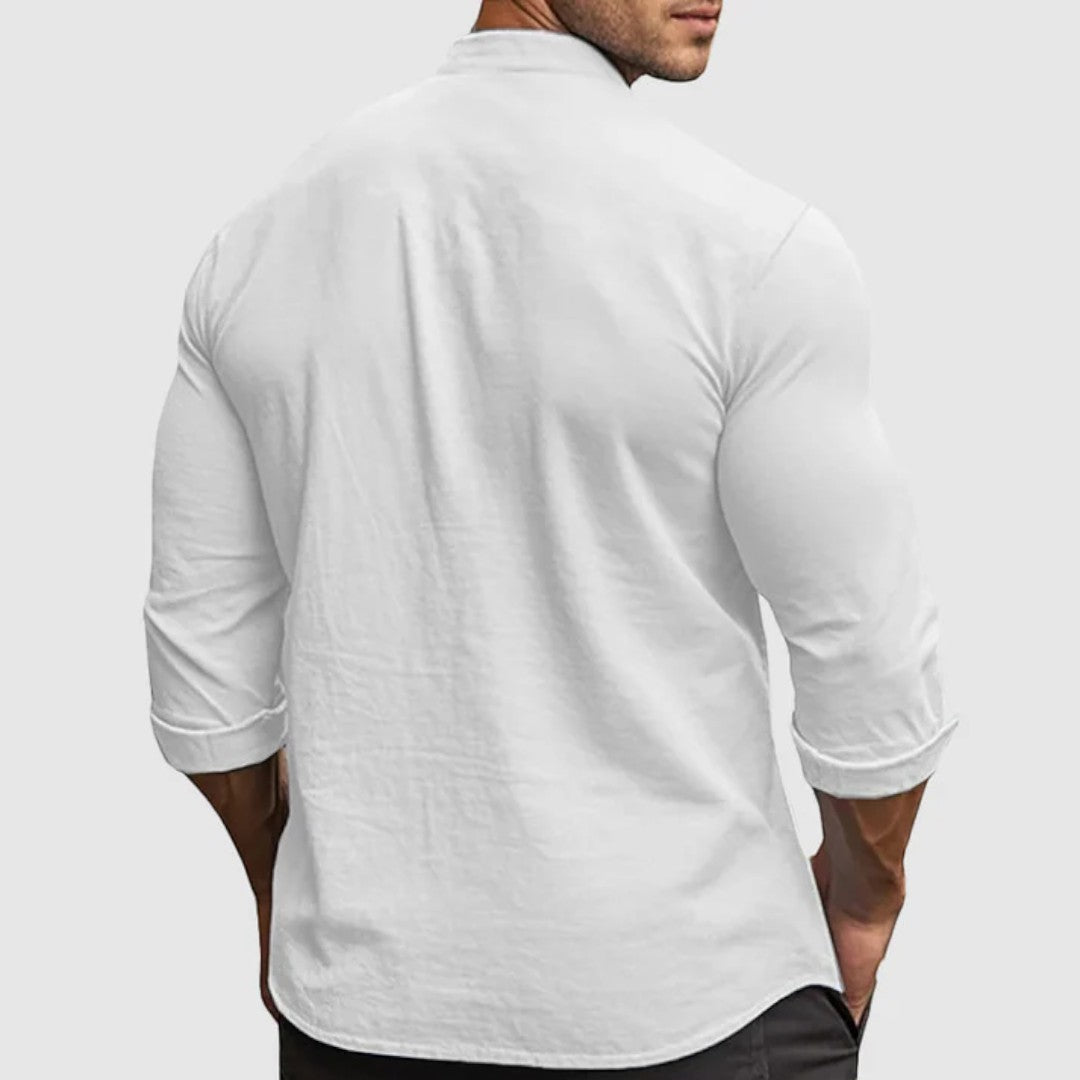 Calder Stand Collar Shirt