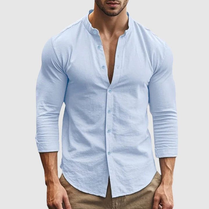 Calder Stand Collar Shirt