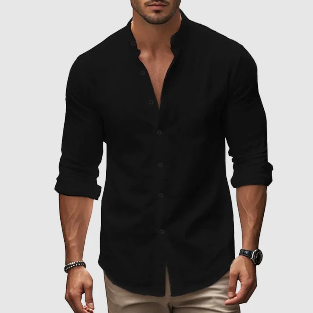 Calder Stand Collar Shirt