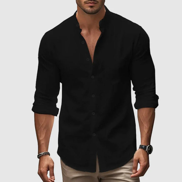 Calder Stand Collar Shirt