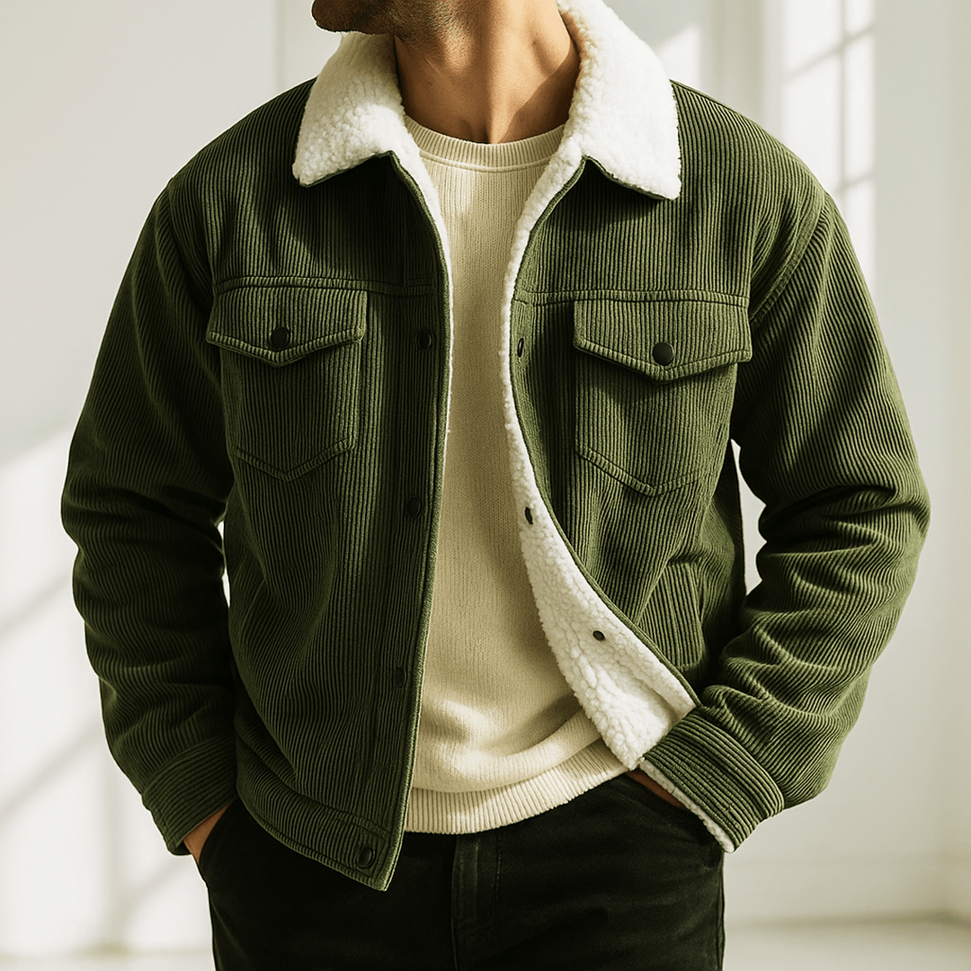 Calloway Corduroy Jacket with Fleece Lining