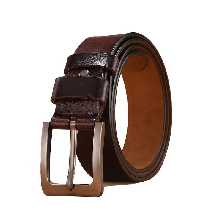 Colton Leather Belt with Pin Buckle