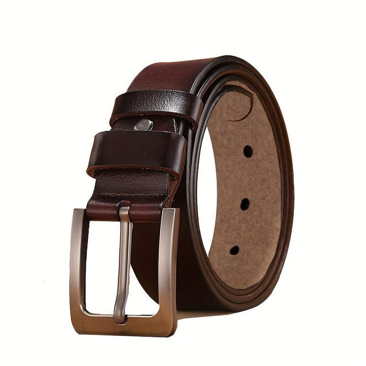 Colton Leather Belt with Pin Buckle