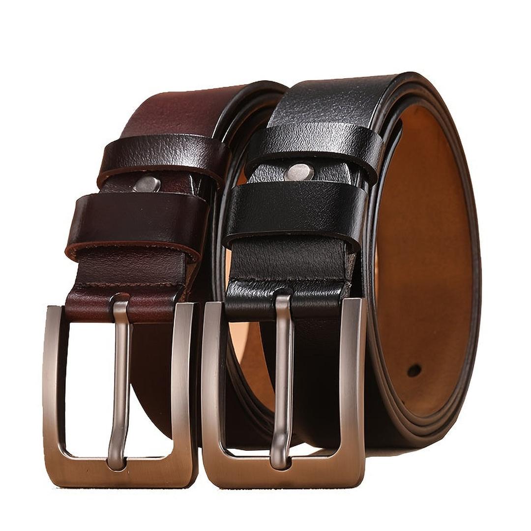 Colton Leather Belt with Pin Buckle