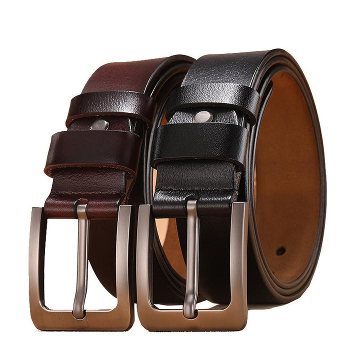 Colton Leather Belt with Pin Buckle