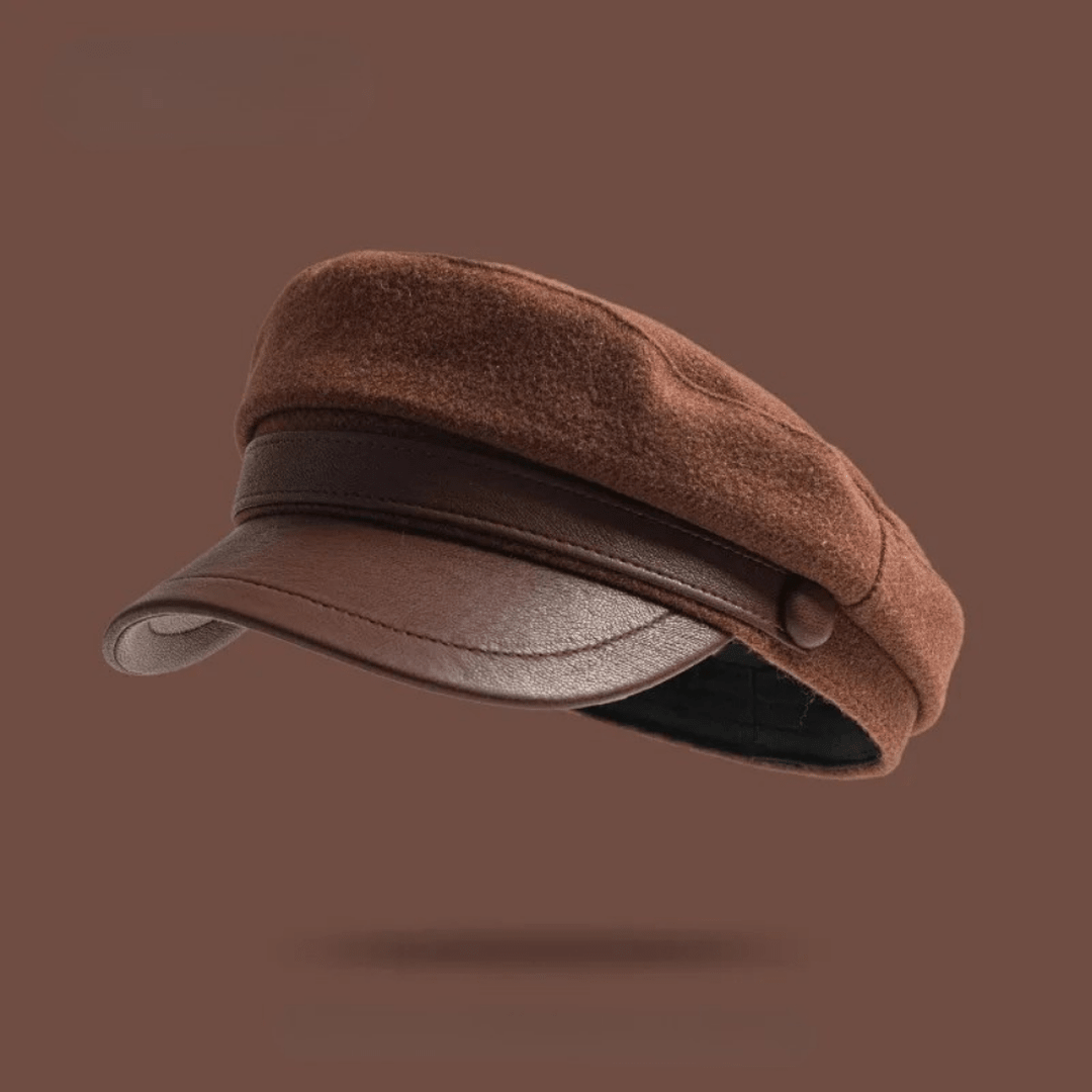 Corsica Felt Fisherman Cap with Leather Brim