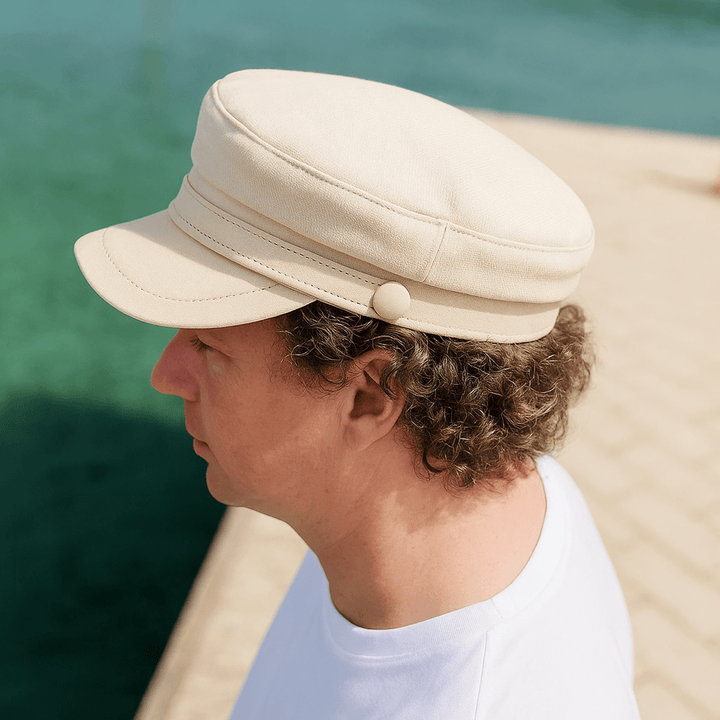 Corsica Felt Fisherman Cap with Leather Brim