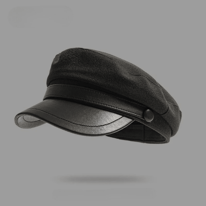 Corsica Felt Fisherman Cap with Leather Brim