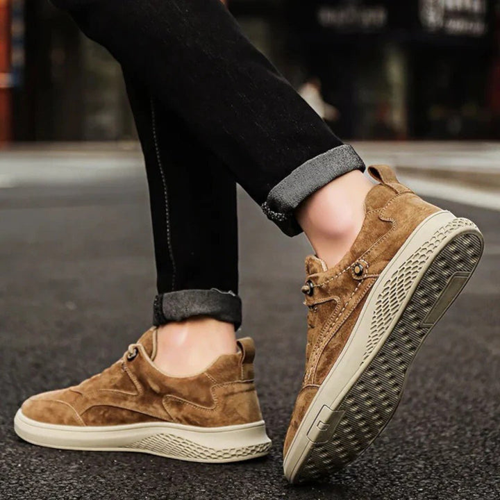 Dalen Suede Lace-Up Sneakers
