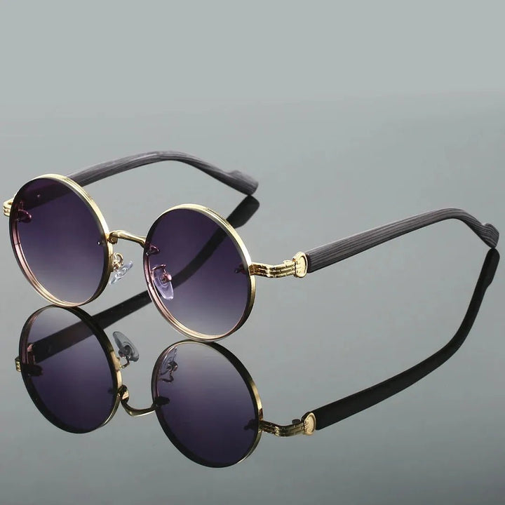 Delancey Round-Frame Sunglasses with Gradient Lenses