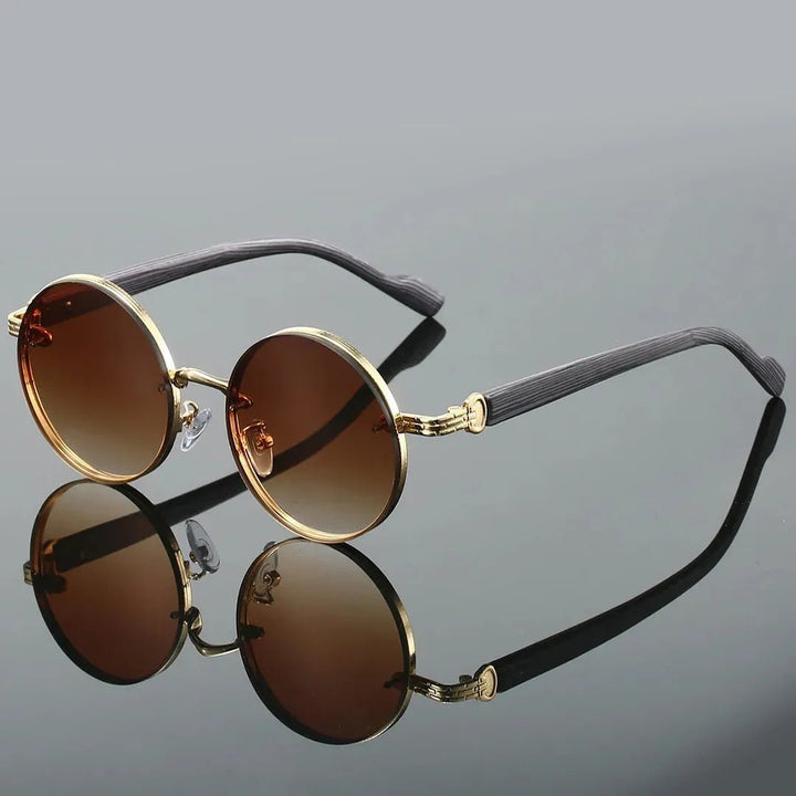 Delancey Round-Frame Sunglasses with Gradient Lenses
