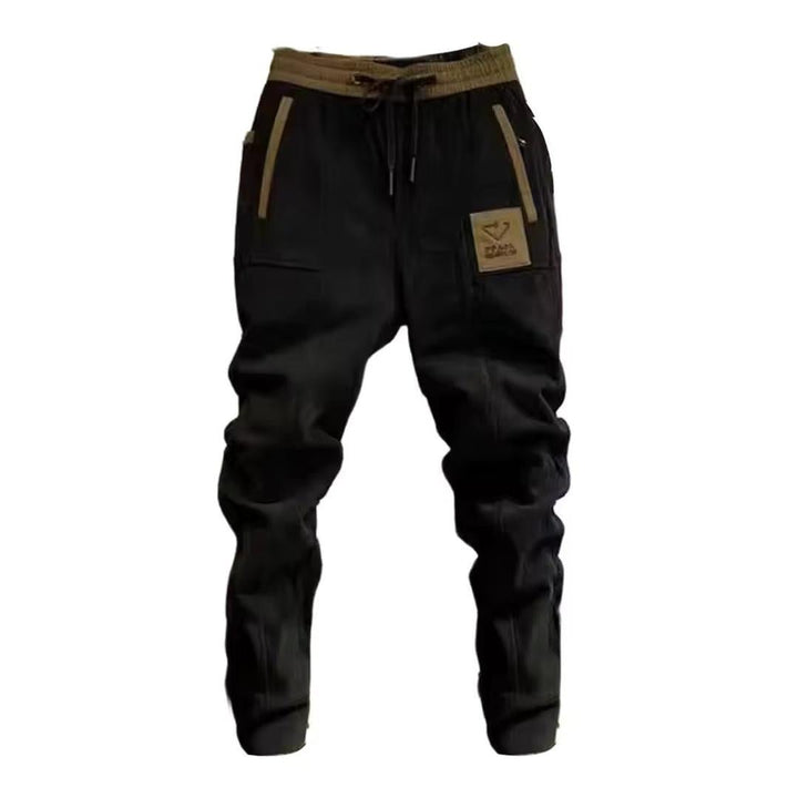 Denholm Corduroy Cargo Joggers with Cuffed Ankle