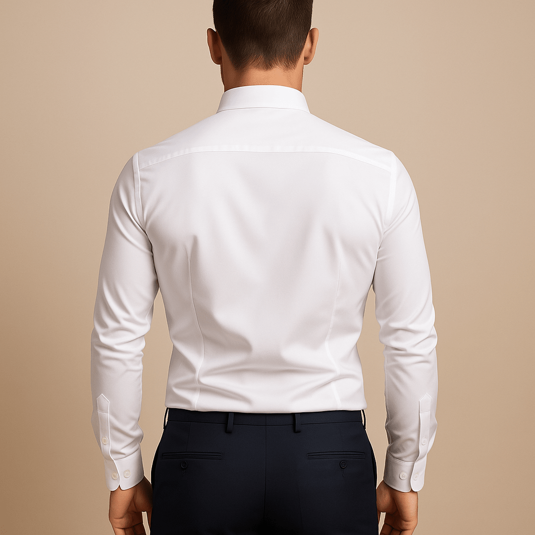 Ellery Slim-Fit Shirt with Contrast Collar Trim