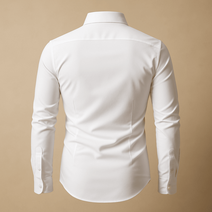 Ellery Slim-Fit Shirt with Contrast Collar Trim