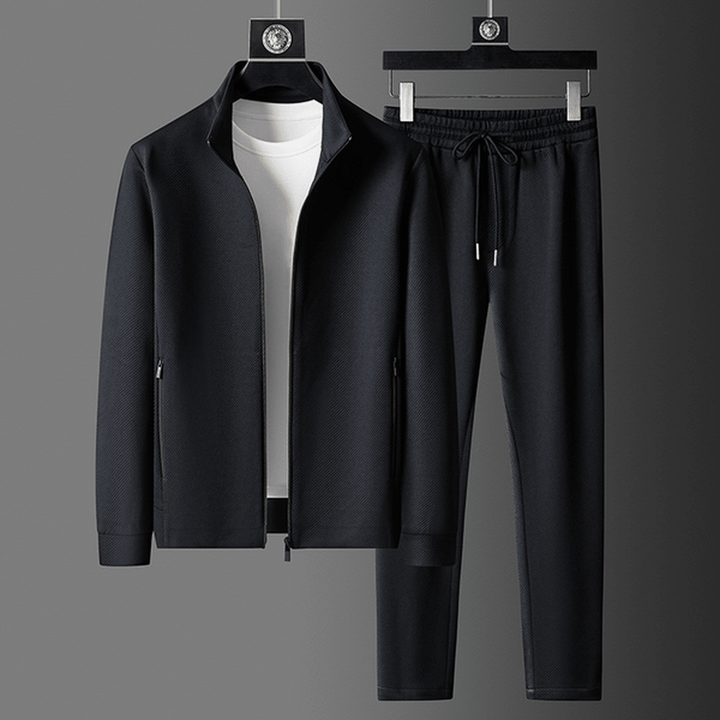 Fairbank Two-Piece Tracksuit with Stand-Collar Jacket