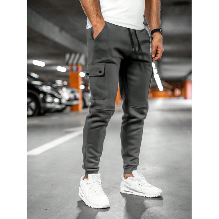 Foster Cropped Joggers with Twist-Flap Pocket