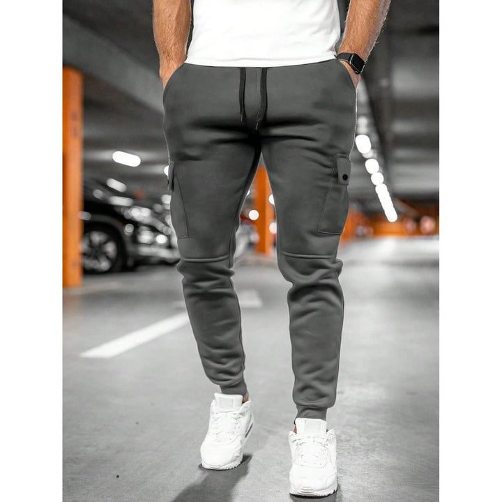 Foster Cropped Joggers with Twist-Flap Pocket