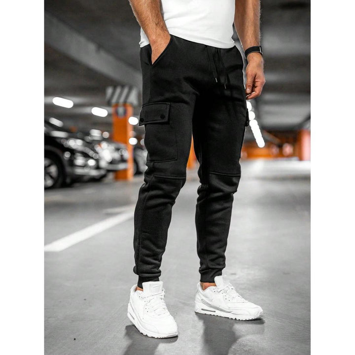 Foster Cropped Joggers with Twist-Flap Pocket