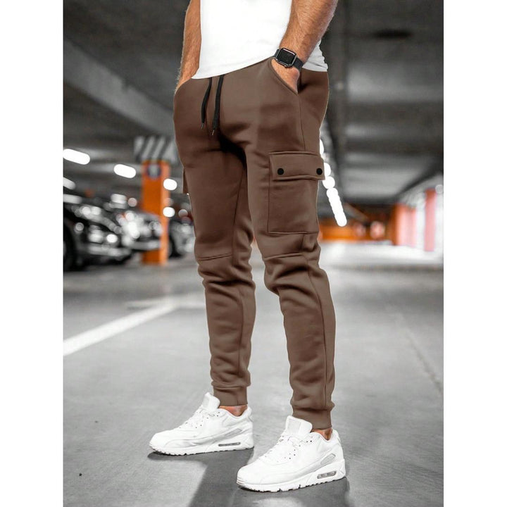 Foster Cropped Joggers with Twist-Flap Pocket