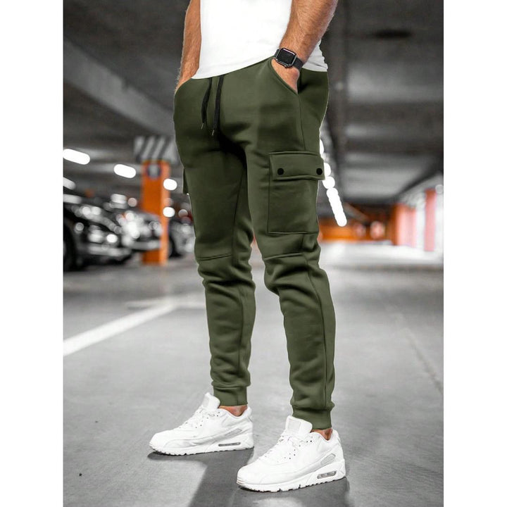 Foster Cropped Joggers with Twist-Flap Pocket