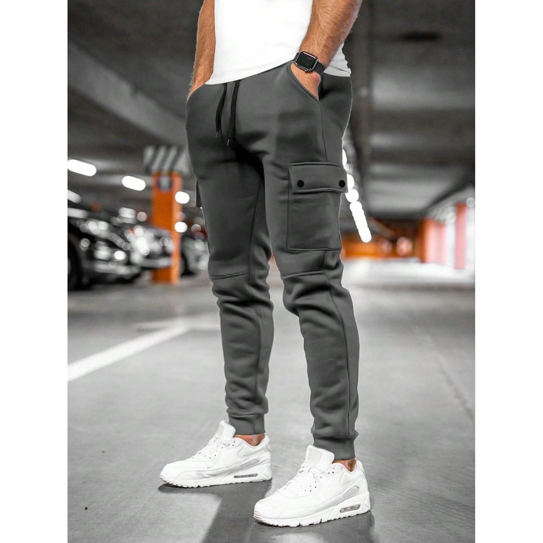 Foster Cropped Joggers with Twist-Flap Pocket