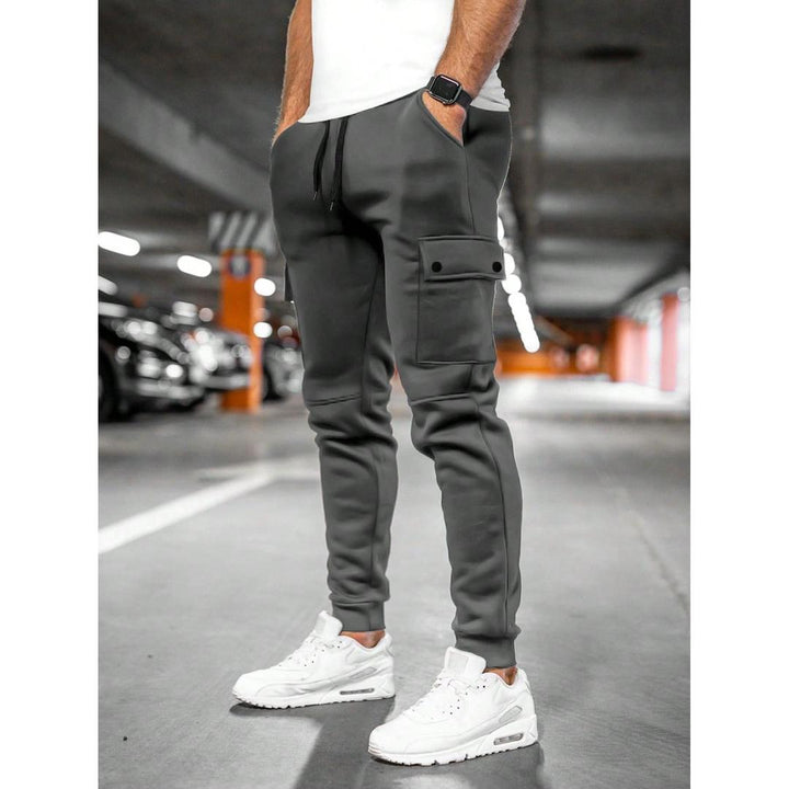 Foster Cropped Joggers with Twist-Flap Pocket