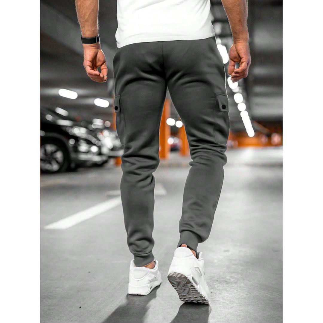 Foster Cropped Joggers with Twist-Flap Pocket