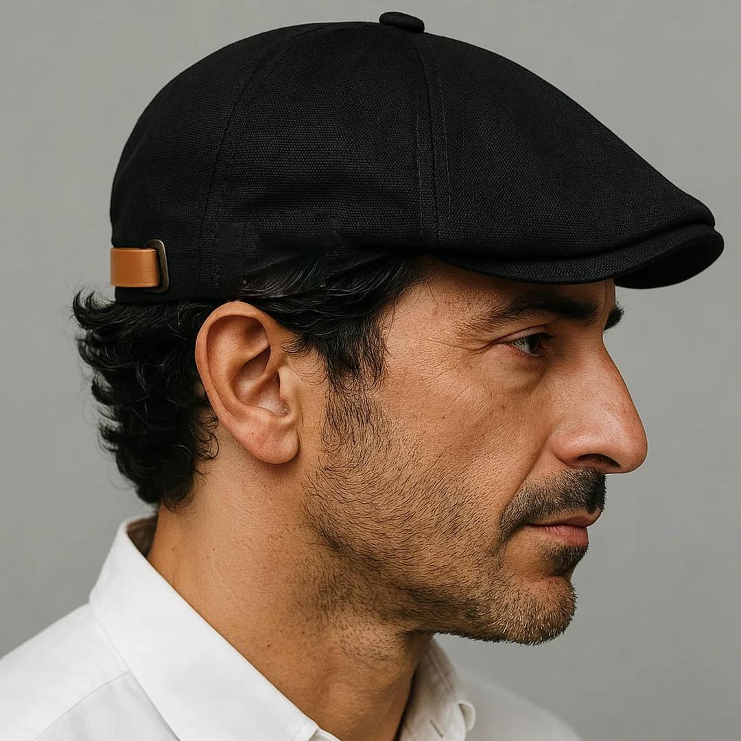 Harlow Adjustable Flat Cap