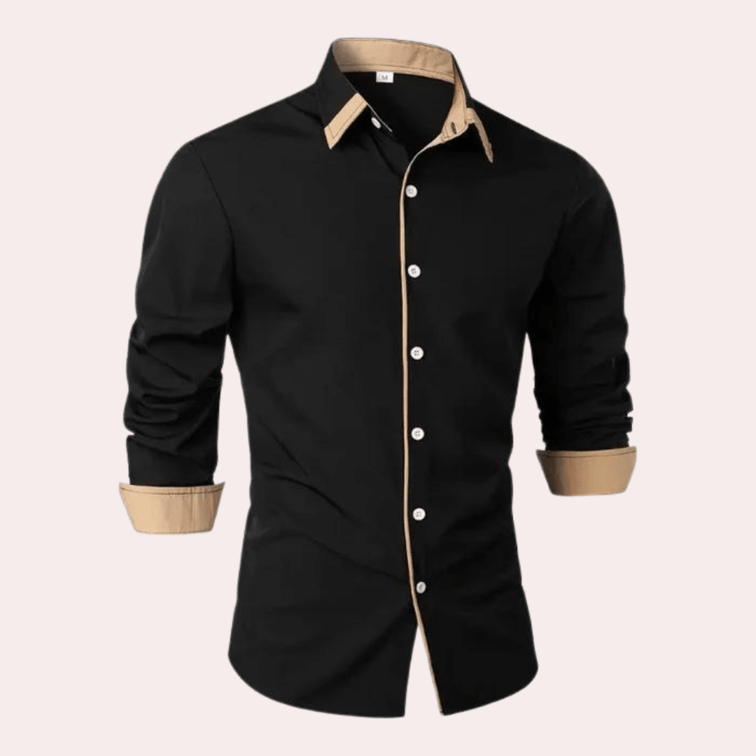 Havering Slim-Fit Shirt with Contrast Trim