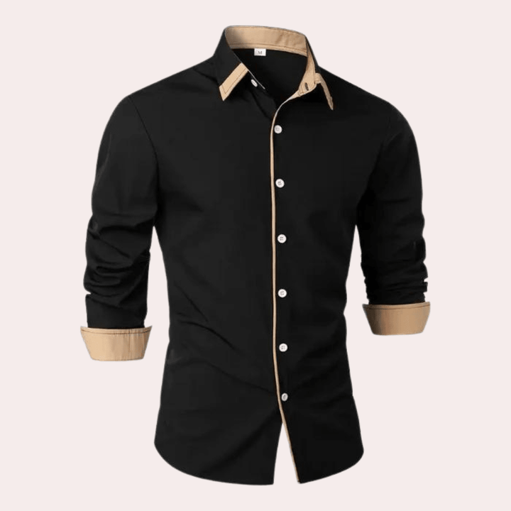 Havering Slim-Fit Shirt with Contrast Trim
