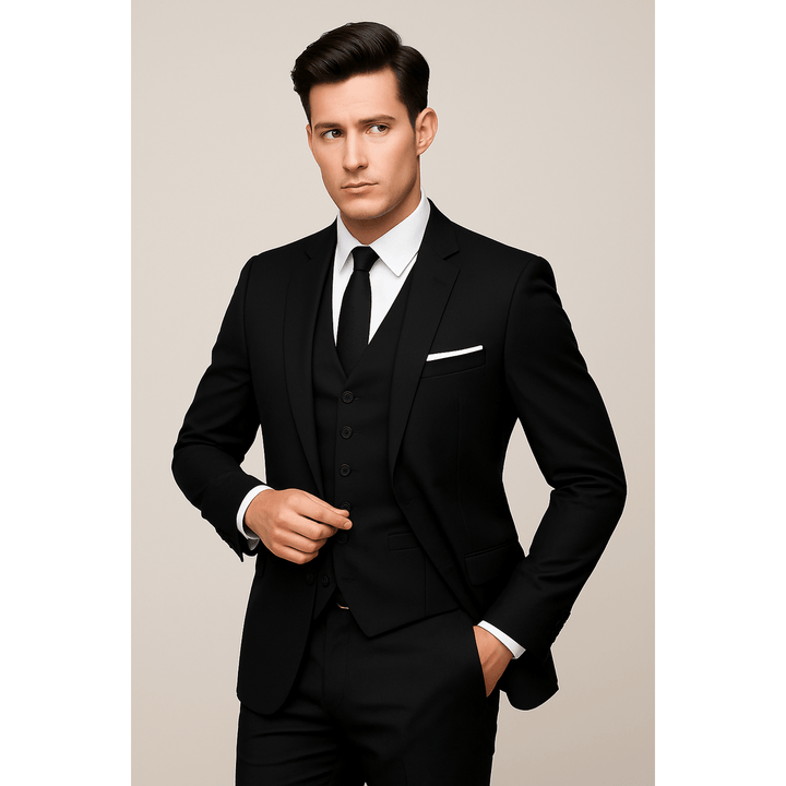 Kelbrook Single-Breasted Three-Piece Slim-Fit Suit