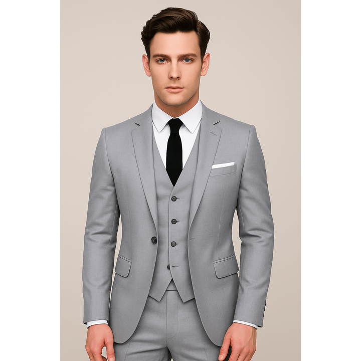 Kelbrook Single-Breasted Three-Piece Slim-Fit Suit