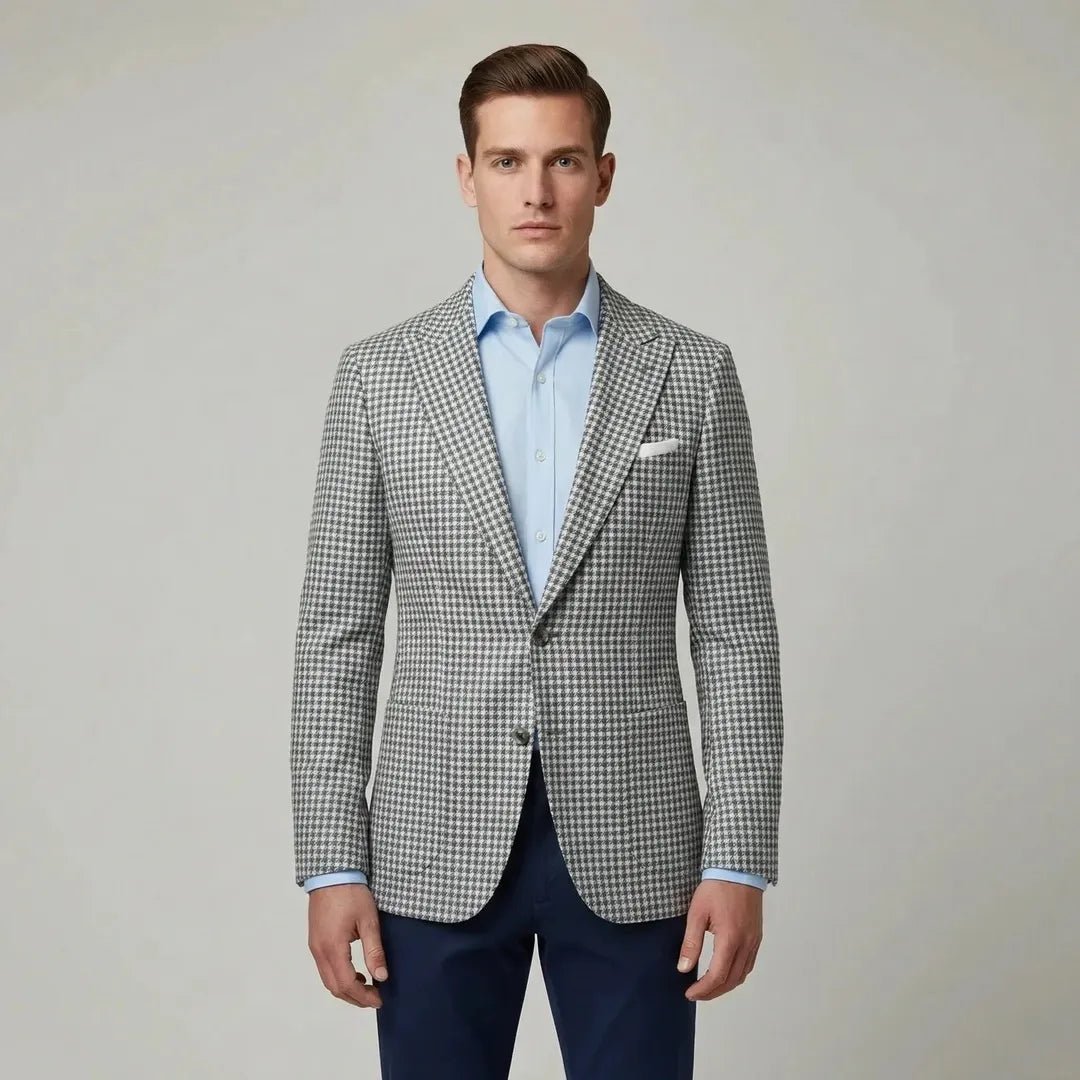 Kingsbury Houndstooth Tailored Blazer