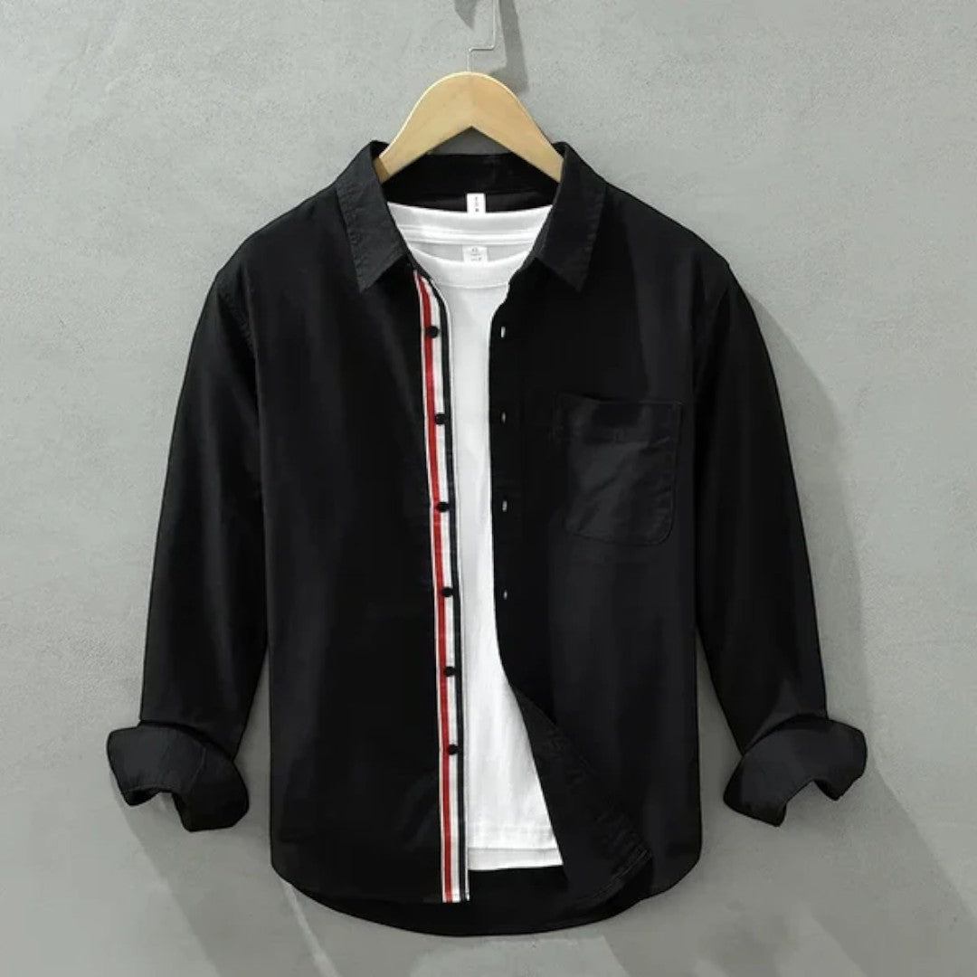 Lorian Stripe Placket Shirt