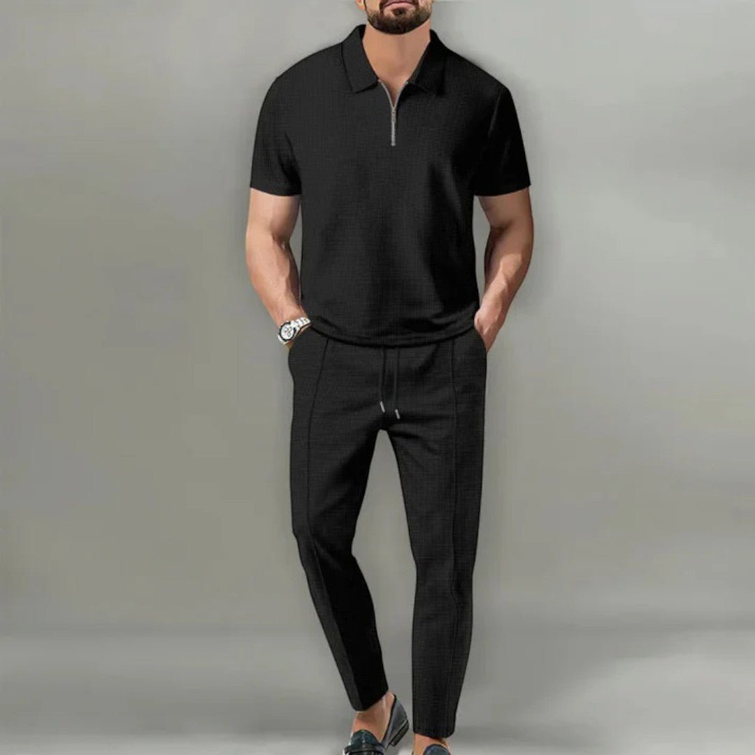 Marcel Zip Polo Lounge Set