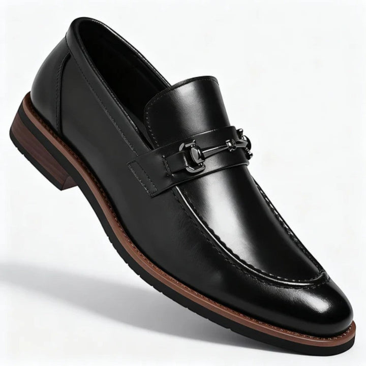 Marlo Bit Detail Leather Loafers
