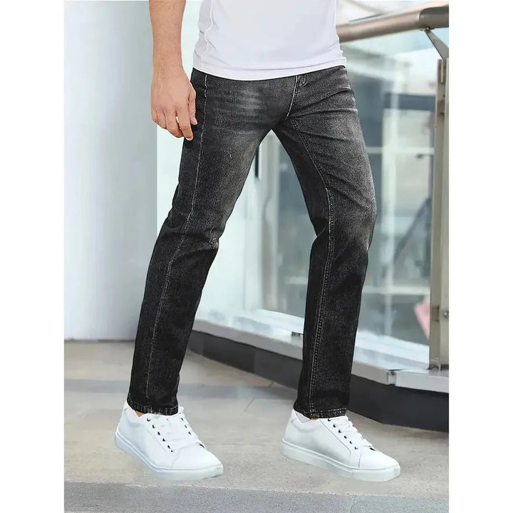 Marlowe Straight-Fit Jeans with Subtle Distressing