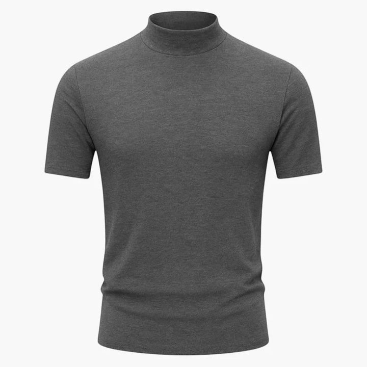 Men’s High Neck Short Sleeve T-Shirt
