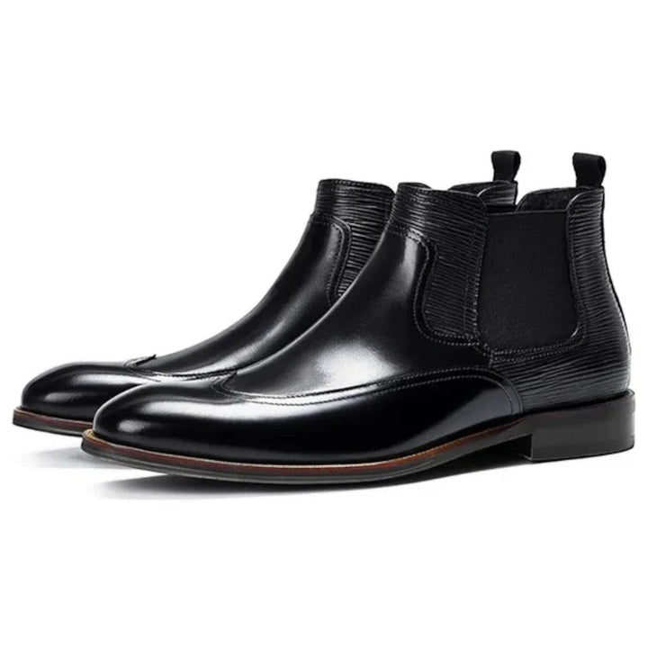 Merrow High-Gloss Chelsea Boots
