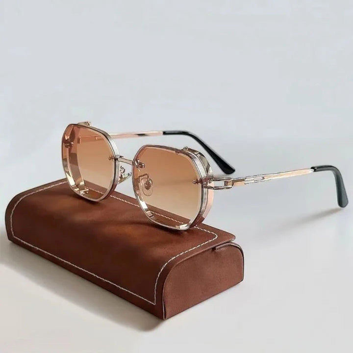 Orlen Geometric Steampunk Sunglasses