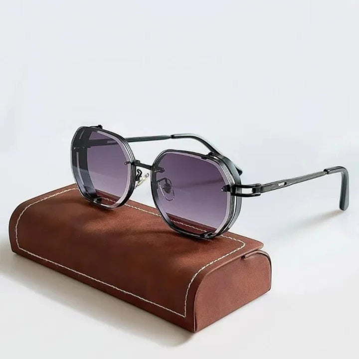 Orlen Geometric Steampunk Sunglasses