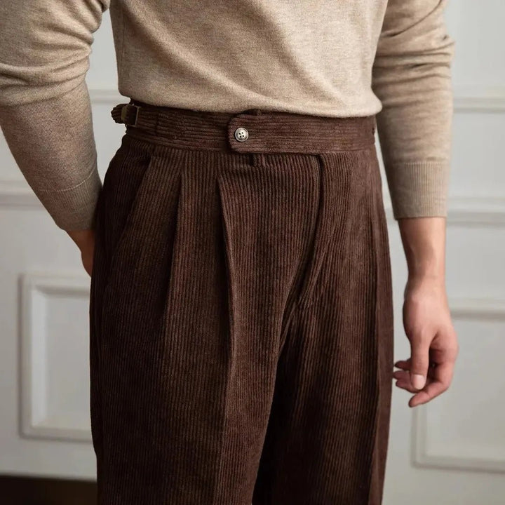 Radcliffe High-Waisted Corduroy Trousers