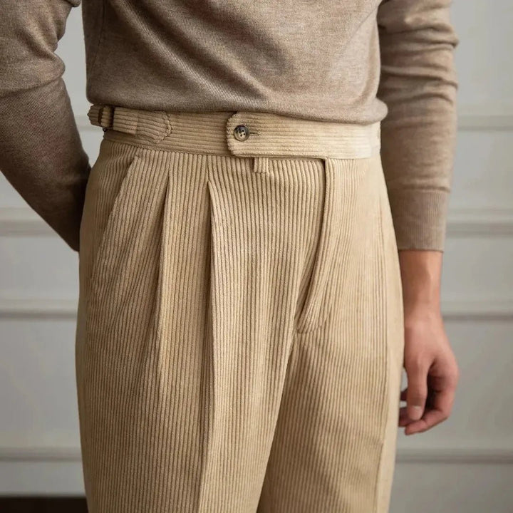 Radcliffe High-Waisted Corduroy Trousers