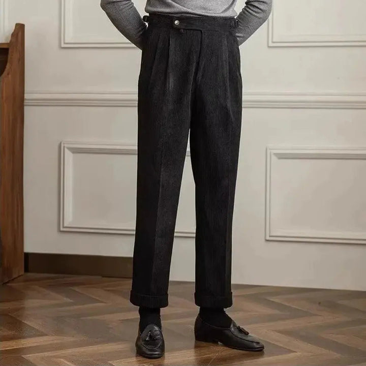 Radcliffe High-Waisted Corduroy Trousers