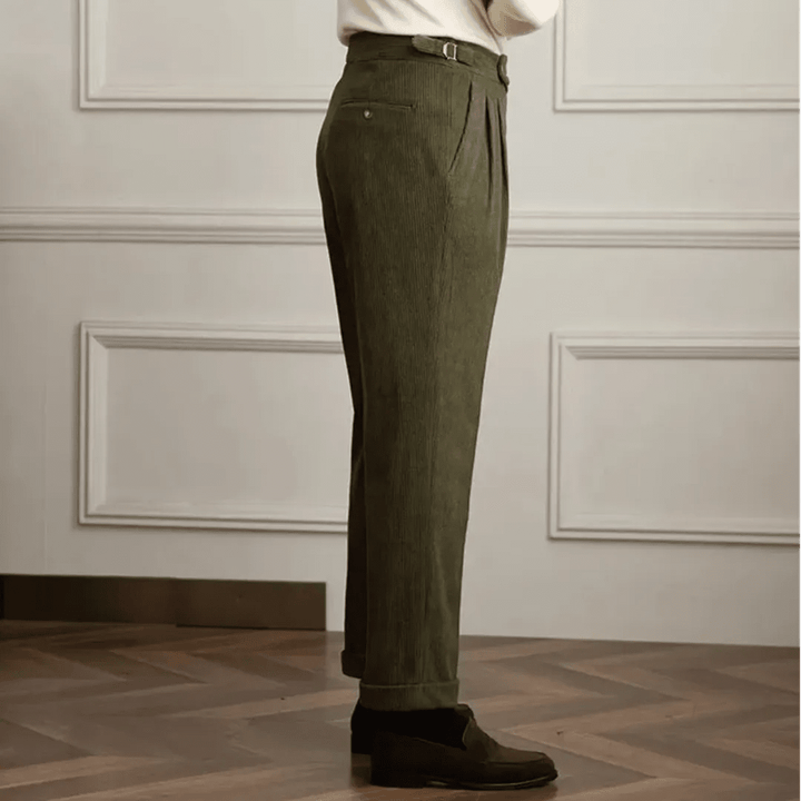 Radcliffe High-Waisted Corduroy Trousers