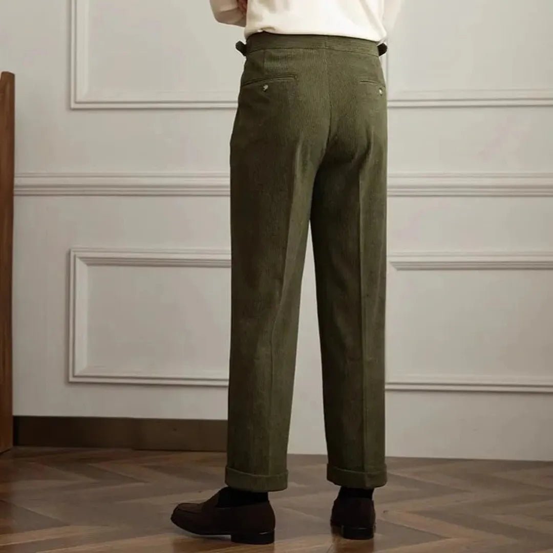 Radcliffe High-Waisted Corduroy Trousers