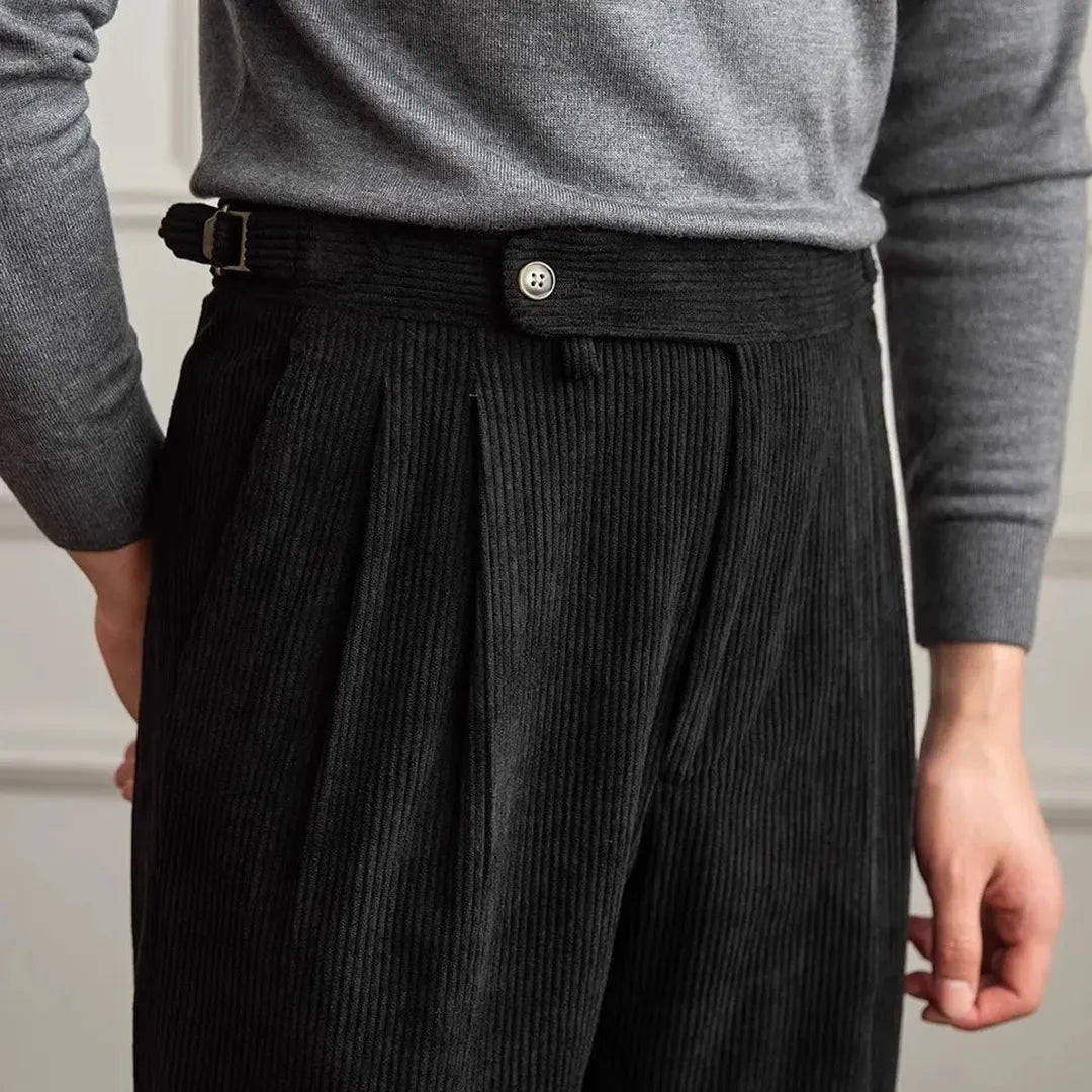 Radcliffe High-Waisted Corduroy Trousers